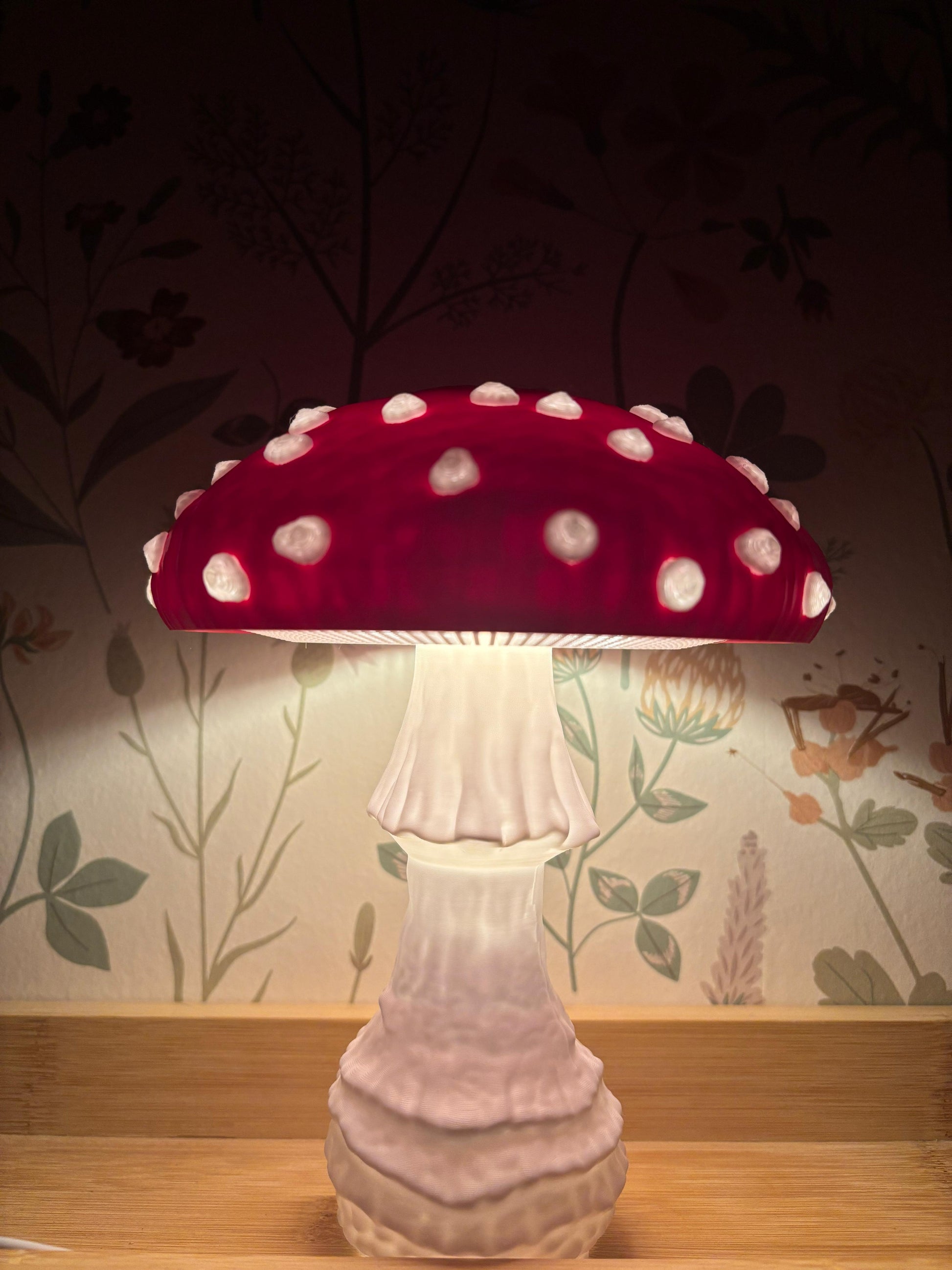 Kleine Pilzlampe als Geschenkidee und Nachtlicht von BenDeSei