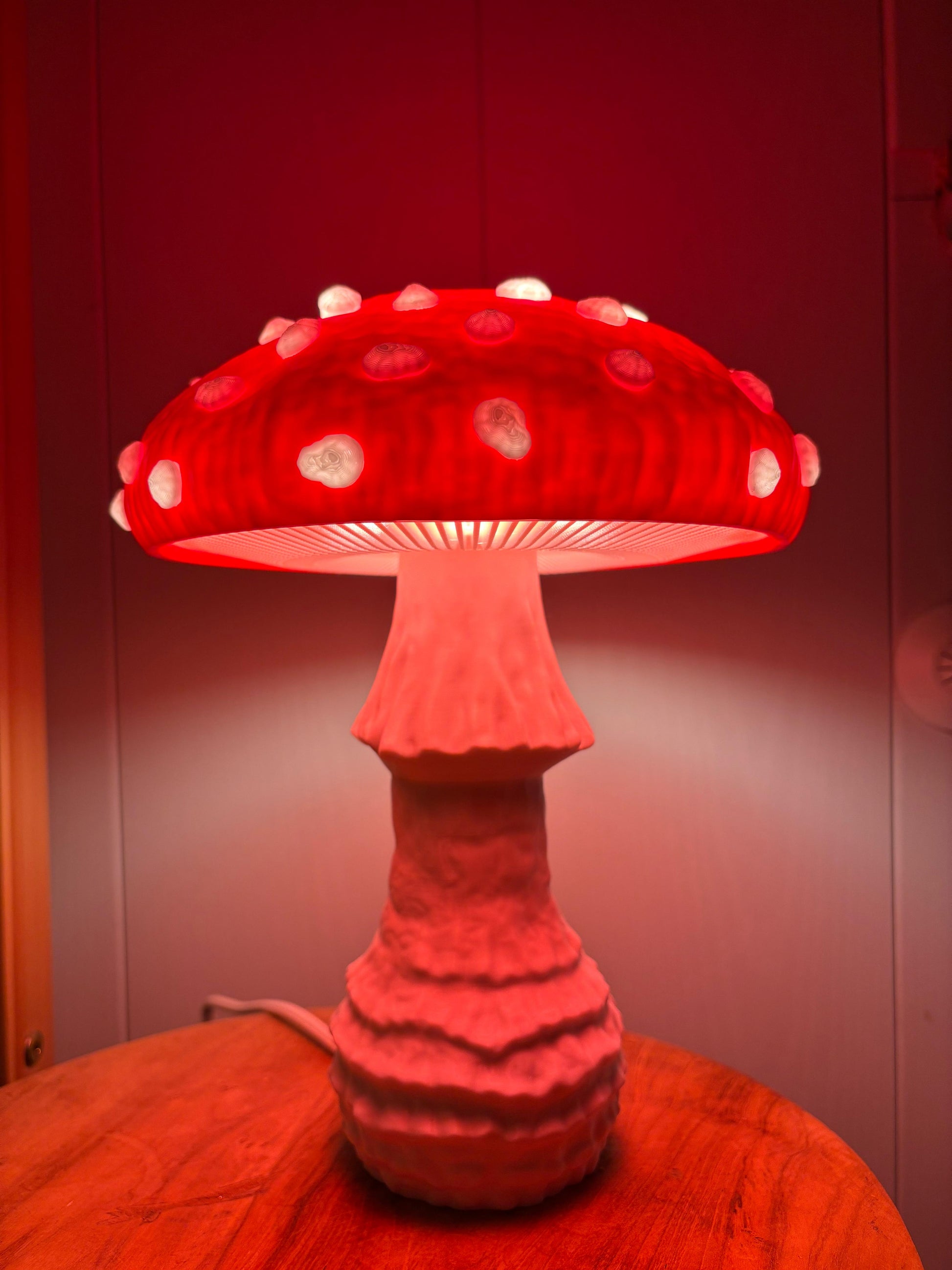 Pilzlampe LED als gemütliches Nachtlicht und Wohndeko