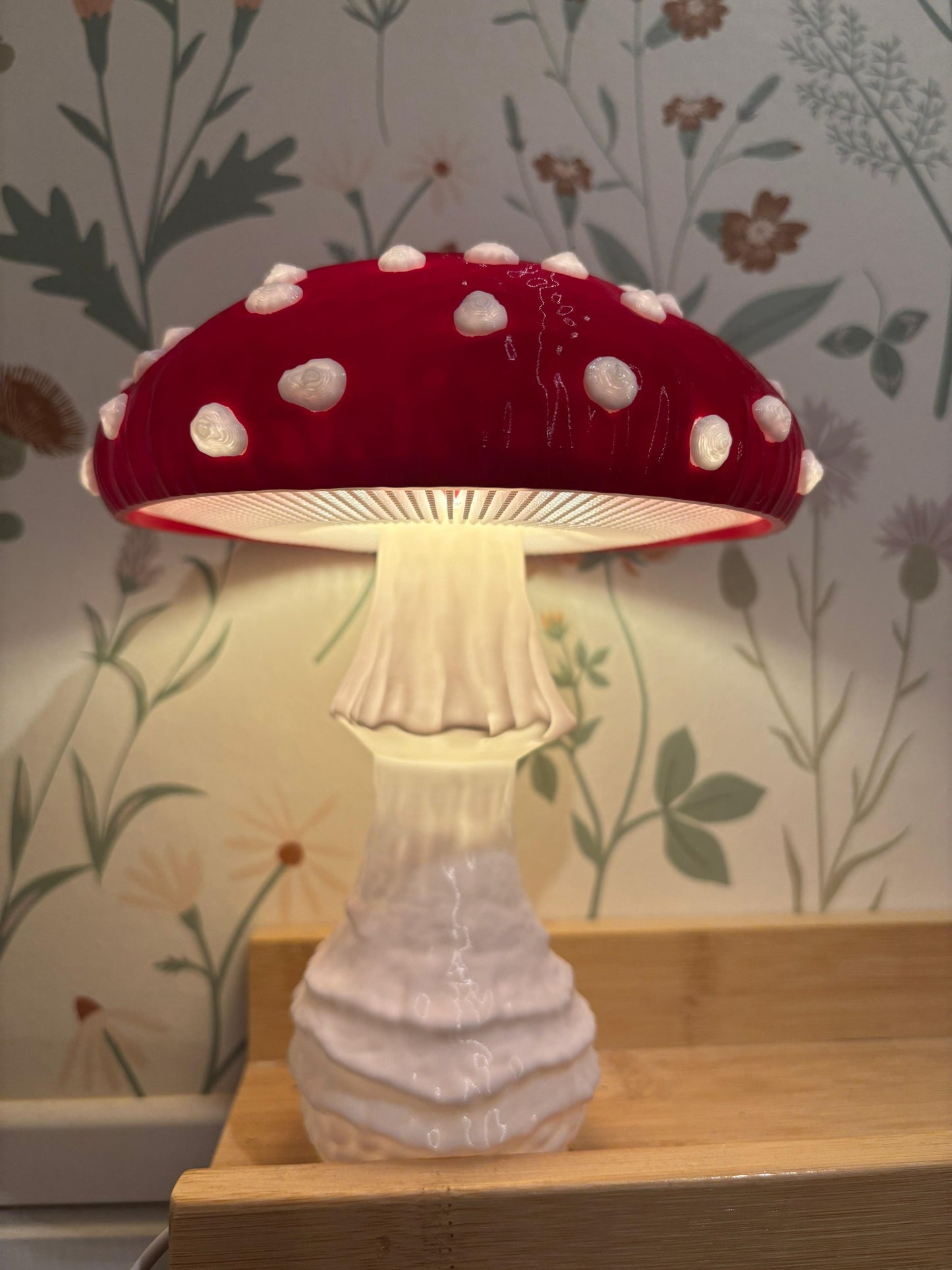 Handgefertigte Mini Mushroom Lamp als Ambientelicht